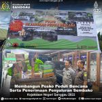 Kegiatan Pembangunan Posko Bantuan Bencana Banjir Kabupaten Sanggau dan Penerimaan Donasi